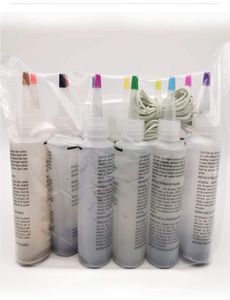 Ett steg Färggladt slipsfärg Kit Permanent Paint Party levererar Textil Tygtillbehör Dekoration av konst med handskar YL58042756