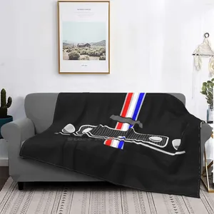 Blankets American Muscle Car Classic Sportscar-Top Stripe Top Quality Comfortable Bed Sofa Soft Blanket Usa Cute