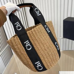 Designerka torba na ramię tkana torba słomka torba plażowa torba letnia torebki torebka Wysokiej jakości designerskie torby