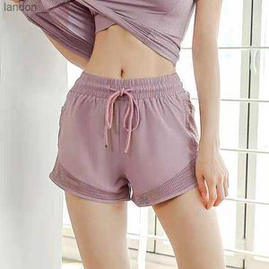 Sommer Casual Yoga Shorts Womens Outdoor Running Mesh Schnell trocknen