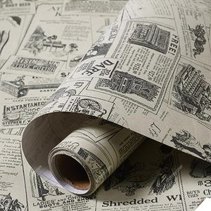 Sfondi Spaper vintage Spaper Authesivo Sfondi per carta da parati e carta da contatto Stick Rimovibile per la fodera per cassetti per scaffali di mobili Casa fai da te