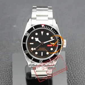 Fifty Eight M79030 A21J Automatyczne męskie zegarek 41 mm Black Dial Gold White Red Markery Bransoletka ze stali nierdzewnej Zegarki RELOJ HOMBRE MONTRE HOMMES Puretime Pttd C3