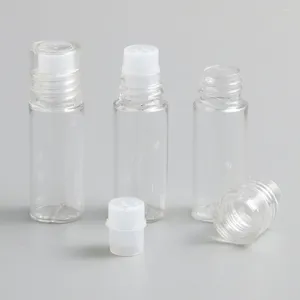 Lagringsflaskor 50 x 3 ml bärbara små burkar potten lådan kosmetisk behållare skruvlock lock makeup plast tom sifter lös pulver