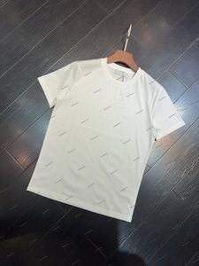 Padrão de coração Manga curta camiseta de verão Designers tamis tamis de camisetas largas camisetas