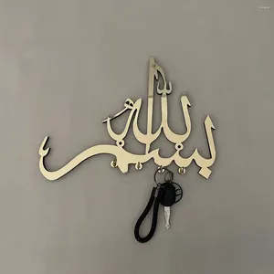 Ganci da 1 pc Keychain in oro - Art islamico Deco di design semplice Design decorazione