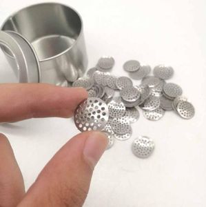 8mm 12mm 15mm 16mm Titanium Stainless Steel Pipe screens Bowl Screen filters for Smoking Pipes Filter Mesh Tobacco Accessories HHB9577431