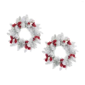 Flores decorativas 2pcs Celela de Natal 11 