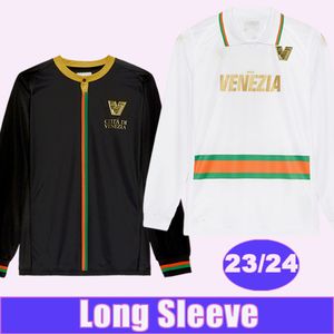 2023 24 Venezia Mens piłka nożna Tessmann Johnsen Pohjanpalo Zampano Redan Modolo Home Away Długie rękawy koszule piłkarskie mundury dla dorosłych mundury