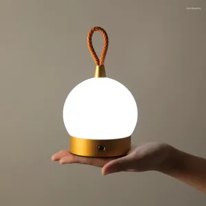 Lampy stołowe Przenośna lampka LED BASK USB