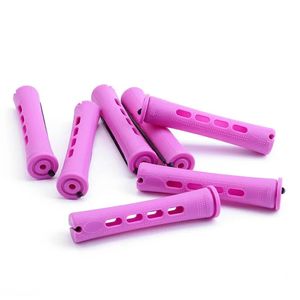 10pcs Włosy Pert Pert Zimna fala Piarna plastikowe pręty Perting Rollers Wałki do włosów na narzędzia do stylizacji fryzjerskiej w salonie