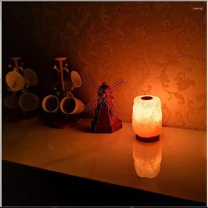 Luci notturne himalayan sale lampada decorazione olio essenziale regali di casa