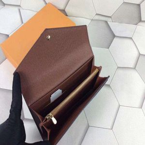 Klassiska standard damer plånbok rutig checkerboard mönster mode läder långa plånbok blixtlåsväska multicolor myntpåse korthållare wh 279d