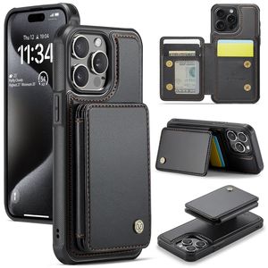 Capa de telefone de couro magnético removível para Samsung Galaxy S24 S23 S22 S21 Note20 Ultra S23FE A53 5G A54 A55 A13 A14 A23 A24 A25 A33 A34 A35 Múltipla Carteira