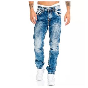 Calças de jeans masculinas esticadas slim jean homme pantalones hombre calças casuais calças jeans folgadas azul preto