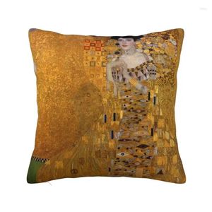 Pillow Gustav Klimt Deckt Abmalbilder Kunstweicher niedliches Wurfkoffer Home Decor