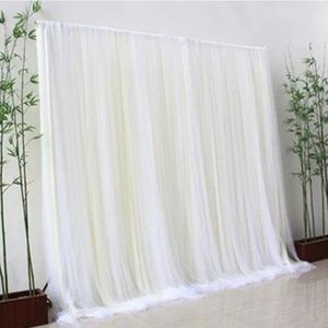 Decoração de festa 3mx6m Curtain Wall Wedding Decor com romântico para o teto de evento de palco Cenário