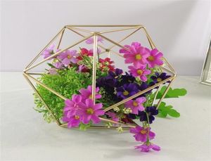 Gold Geometric Stands Centerpieces 25cm Table Wedding Party El Decoration Home Accessories T20033164444471