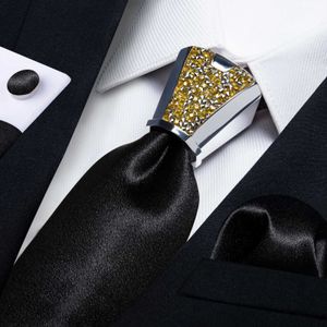 Zestaw solidnych czarnych jedwabnych więzi dla mężczyzn Wedding Party Niebieskie czerwone akcesoria do mankietu 8 cm