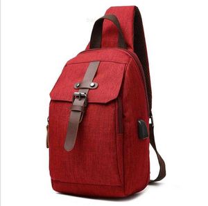Omuz Çantaları HBP Kırmızı Sırt Çantası Stili Seyahat Bagaj Çantası Tek Kayış Düz Renk Sıçramasına Karşı Sırt Çantası Ortaokul Öğrencileri