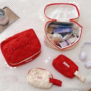 Förvaringspåsar stor kapacitet kosmetisk väska kvinnor makeup arrangör handväska papperspennor