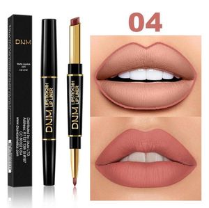 Lip Pencils 2 IN 1 Liner Waterproof Matte Lipstick Pencil Contour Tint Sexy Red Long Lasting Moisturizer Lipliner Cosmetics TSLM129198502