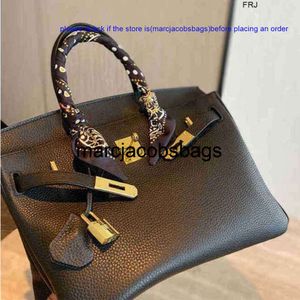 Birkinbag 디자이너 가방 Birkis 핸드백 토트 첫 번째 업그레이드 된 레이어 cowhide 휴대용 가죽 정품 검은 용량은 Frj Kellyity를 섭취합니다.