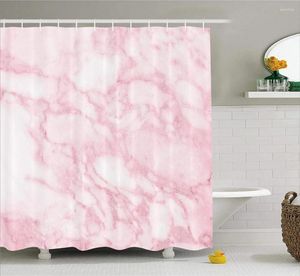 Shower Curtains Fashion Marble Curtain Pink Granite Texture Stone Bathroom For Kid Girl Scratches Design Modern Home Decor Gifts