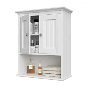Storage Boxes Rustic Wood Wall Cabinet With Adjustable Shelf Bathroom And Organization Mounted Toiletry Decor Display