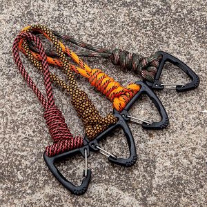 Клавки Mkendn Triangle Buckle Paracord Lanyard Клавичный заход