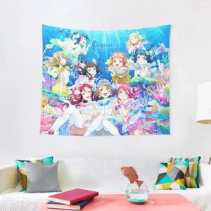 Tapisserier älskar live! Solsken!! - Koi ni Naritai Aquarium Tapestry Home Decorations Esthetic Decor Custom