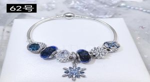 Alta qualidade 925 Prata em forma de coração Charms e pulseira pendente-chave para pulseiras de charme joias de presente de joalheria9411184