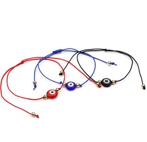 20pcslot Lucky String Evil Eye Lucky Red Cord Adjustable Bracelet DIY Jewelry2068548