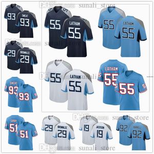 2024 Draft Pick No.7 Football 55 JC Latham Jersey 93 T'Vondrre Sweat 51 Cedric Grey 29 Jarvis Brownlee Jr 19 Jha'quan Jackson 51 James Williams 92 Jaylen Harrell sydd