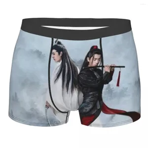 Underpants Undamed Wangxian Men's Underwear Wei Wuxian Boxer BriedsショーツパンティーSoft for Homme S-XXL