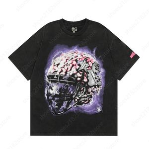 Hellstart koszule marka mężczyzn moda piekło starr oryginalny projekt Hip Hop Cotton Wysokiej jakości graficzna koszulka koszulka Tshirt Streetwear Ubrania 517
