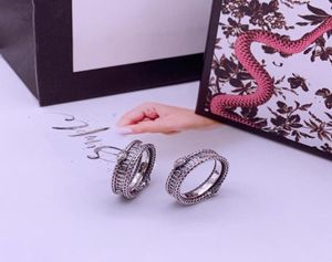 S925 sterling silver ring New retro sterling silver spirit ring trend hiphop male and female couple ring4953370