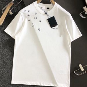 Camiseta de designer masculina letra feminina impressa na manga curta Campes de algodão do pescoço de alta qualidade Tamanho do pólo s-2xl