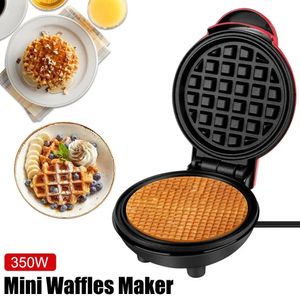 Mini Electric Waffles Maker Bubble Egg Cake Piekarnik Formy Waffle Pane Eggette Maszyna Y240509