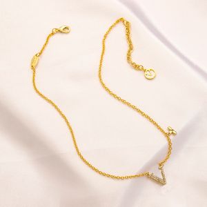 Never sbiading 18k oro oro designer di marchi di lusso Pendenti collane in acciaio inossidabile