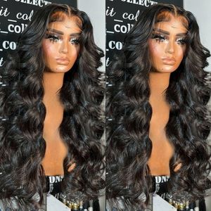 13x6 HD Lace transparente Peruca frontal 30 polegadas Onda corporal Lace Frente Human Wigs 200 Densidade 4x4 5x5 Perucas de fechamento de renda para mulheres por atacado