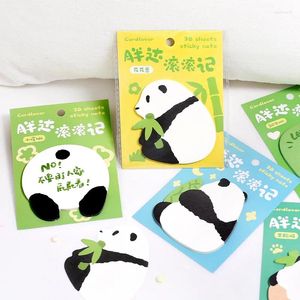 Embrulho de presentes 30 PCs Kawaii Cartoon Panda Notas pegajos