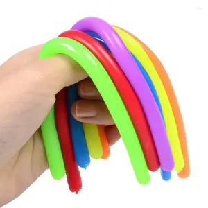 Party Favor Stretchy String Neon Flexible Glue Elastic Rope Sensory Decompression Kids Novelty Toys Anti-Anxiety Toy LX8729