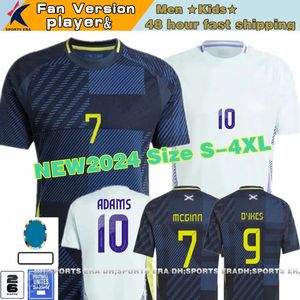 2024 Scotland soccer jerseys 24 25 Scottish National Team Cup competition McGREGOR MCTOMINAY MCGINN McKENNA men kids kit Top Plus Size 4XL football shirt uniforms