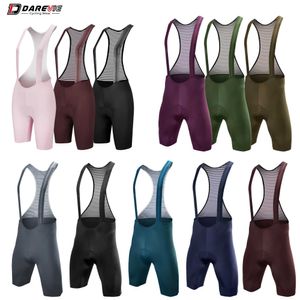 팬 Tees Tees Darevie Mens 자전거 Bretelle Seamless 2.0 반바지 6H 500km Bib Shorts Pro Shorts Q240511