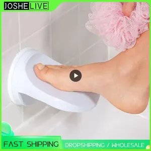 Tappetini da bagno che lava l'usura dei pedali scarpe porta bagno doccia riposo a pedale di aspirazione bianca tappella