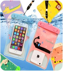 6 Zoll universelle wasserdichte Taschen Unterwasser -Telefonhülle für Xiaomi iPhone 7 7plus 6s plus 5s 7 7plus Samsung Galaxy S8 Edge plus 05754558