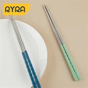 Chopsticks Grade 5 Color Household Kitchen Accessories Tableware Stainless Steel High Temperature Resistant Table Tools