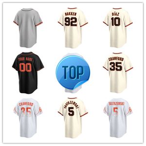 San Francisco Custom Giants Baseball Jerseys 22 Will Clark 33 Taylor Rogers 71 Tyler Rogers 65 Landen Roupp 7 Blake Snell 70 Kai-Wei Teng 74 Ryan Walker