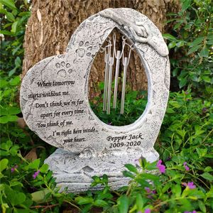 FENGLING TOMBSTONE PET MEMORIAL OUTDOOR GARDAN COURTYARDリビングルームホームデコレーション樹脂クラフト