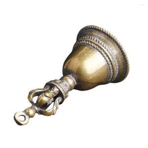 Party Supplies 2Pcs Retro Bell Crafts Hand Rattle Pendants Brass Keychain Door Bells